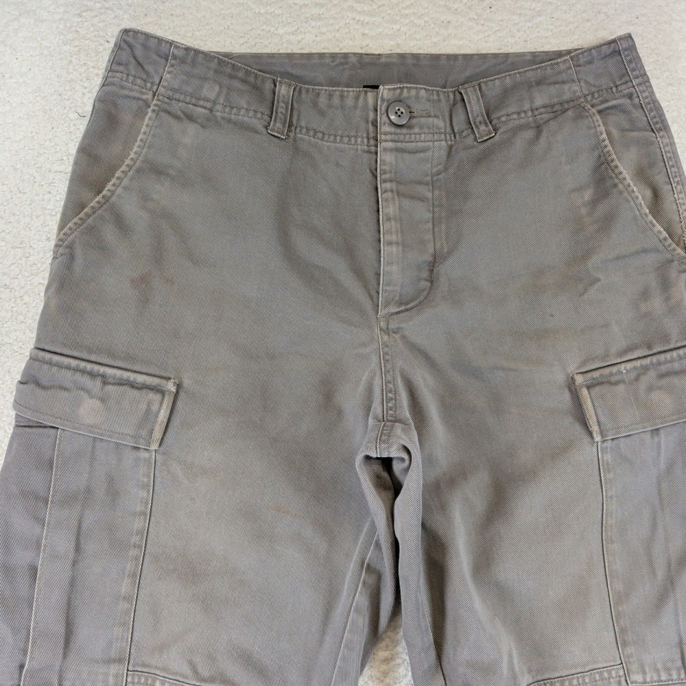 Patagonia Mens 34 Organic Cotton Cargo Pants Gray Gravel 55375 Fall 2008 Y2K - Picture 3 of 11